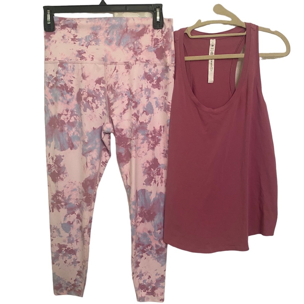 Bundle - Lululemon Love ❤️ tank size 12 + Beyond Yoga leggings in XL. NWOT